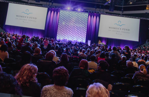 Student journalists from Central Indiana attend and cover Women’s Fund event with Michelle Obama