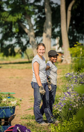 Volunteers at Indy Urban Acres